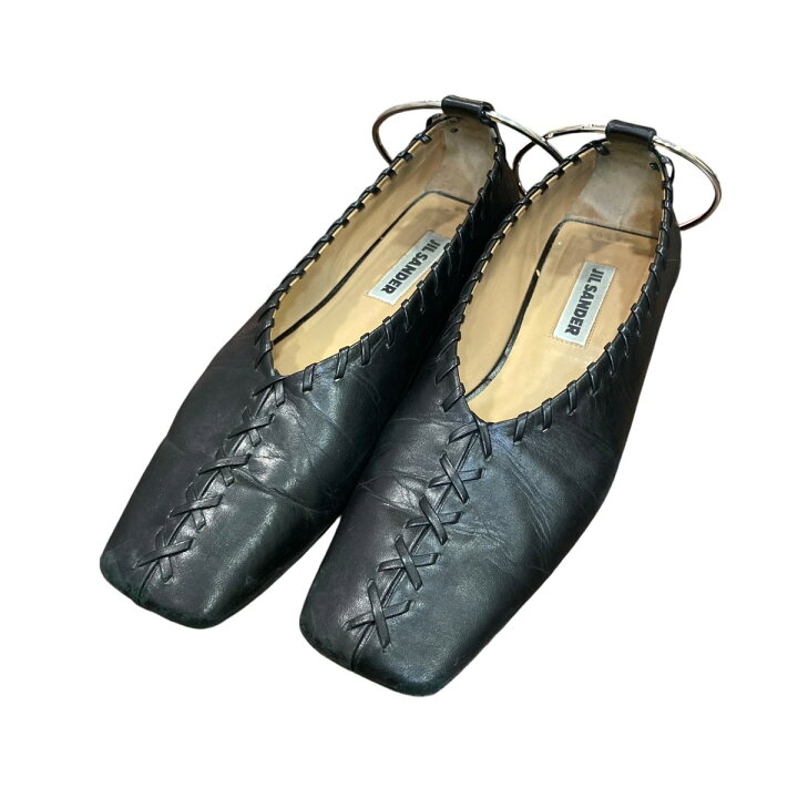 ジルサンダー アンクレットバレエシューズ （楽天市場】【中古】JIL 