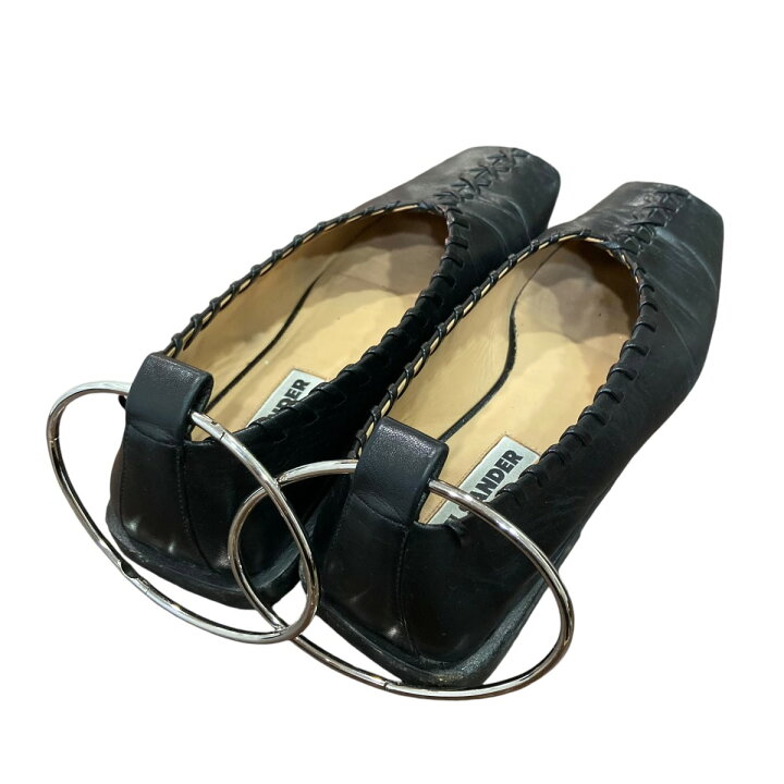 楽天市場】【中古】JIL SANDER アンクレットバレエシューズ ブラック 