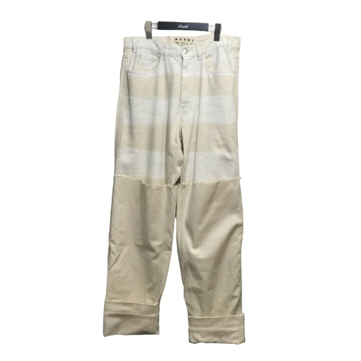 楽天市場】【中古】MARNI ペイントデニムパンツ PUJU004026S30747 