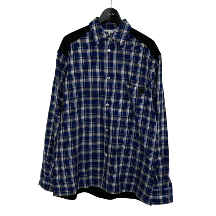 楽天市場】【中古】LOEWE22AW フリースバックチェックシャツ 