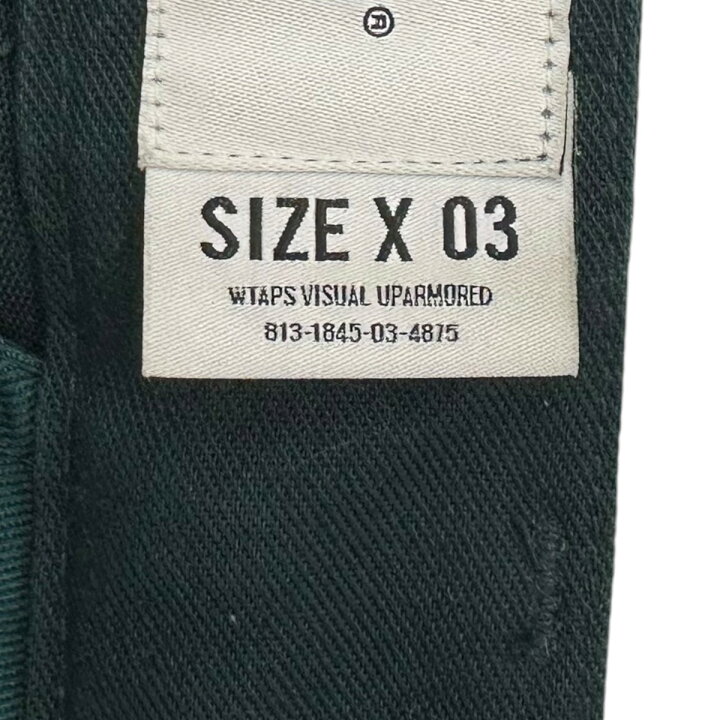 楽天市場】【中古】WTAPS ワークパンツ 231BRDT-PTM06 グリーン サイズ 