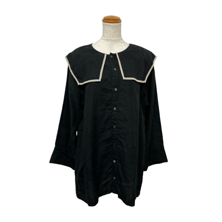 楽天市場】【中古】nest Robe リネンバイカラーセーラー ブラウス  