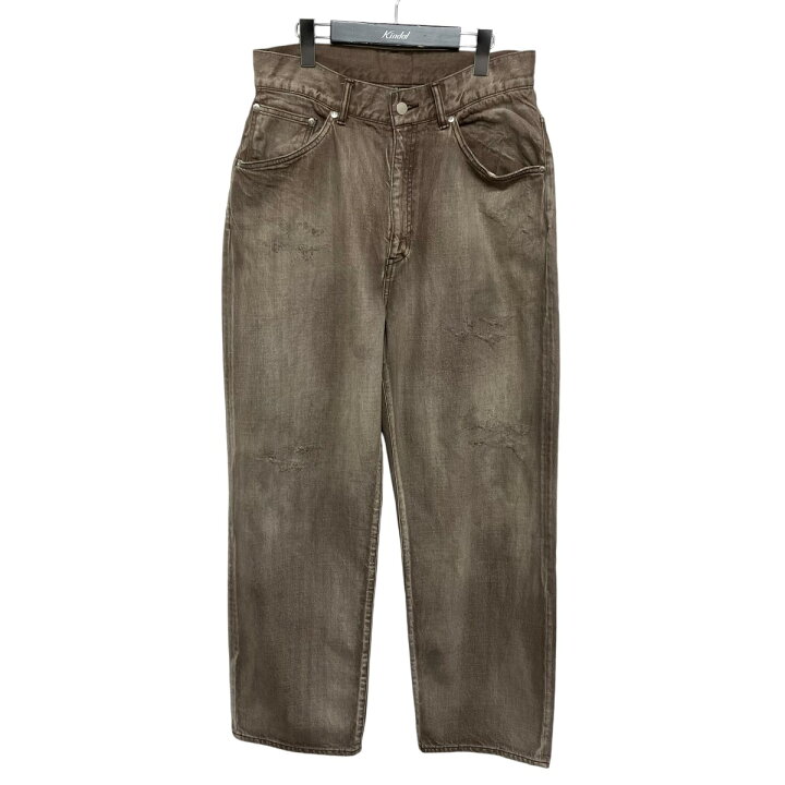 楽天市場】【中古】ANCELLM 24AW P TAPERED 5P DENIM PANTS デニム  