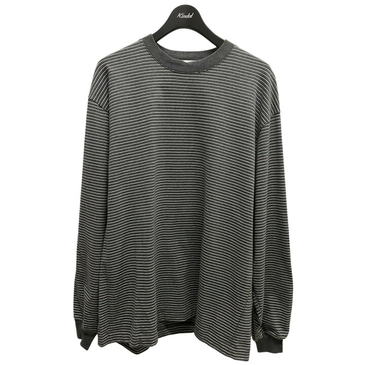 everyone border long sleeve tee shirt L