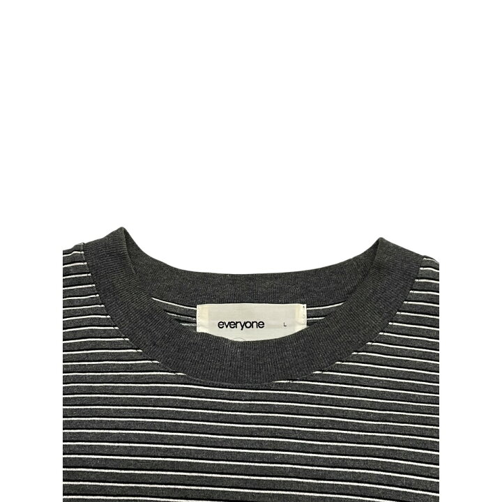 楽天市場】【中古】everyone ボーダーロングスリーブTシャツ グレー 