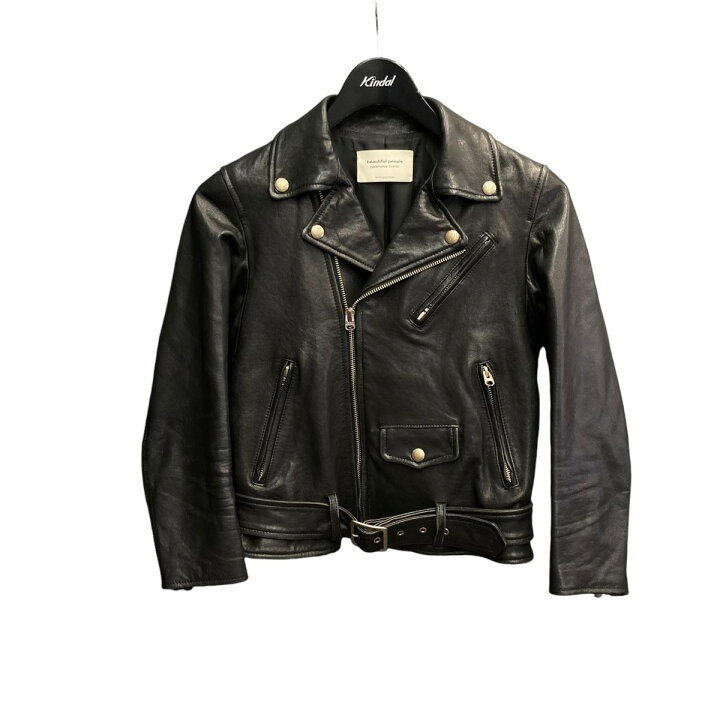 楽天市場】【中古】beautiful people レザーライダースジャケット  