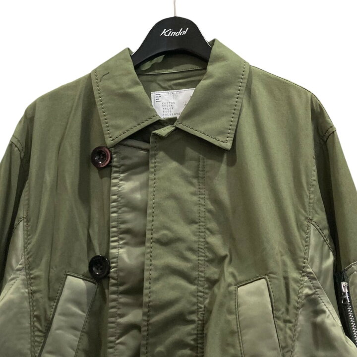 楽天市場】【中古】sacai21AW Military Coat ミリタリーコート SCM-035  