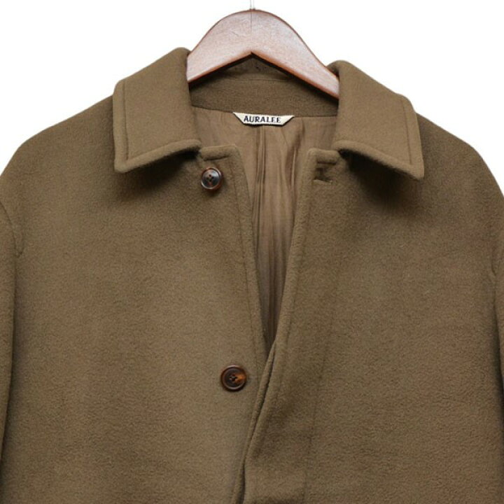 楽天市場】【中古】AURALEEBEAVER MELTON SOUTIEN COLLAR COAT ステン 