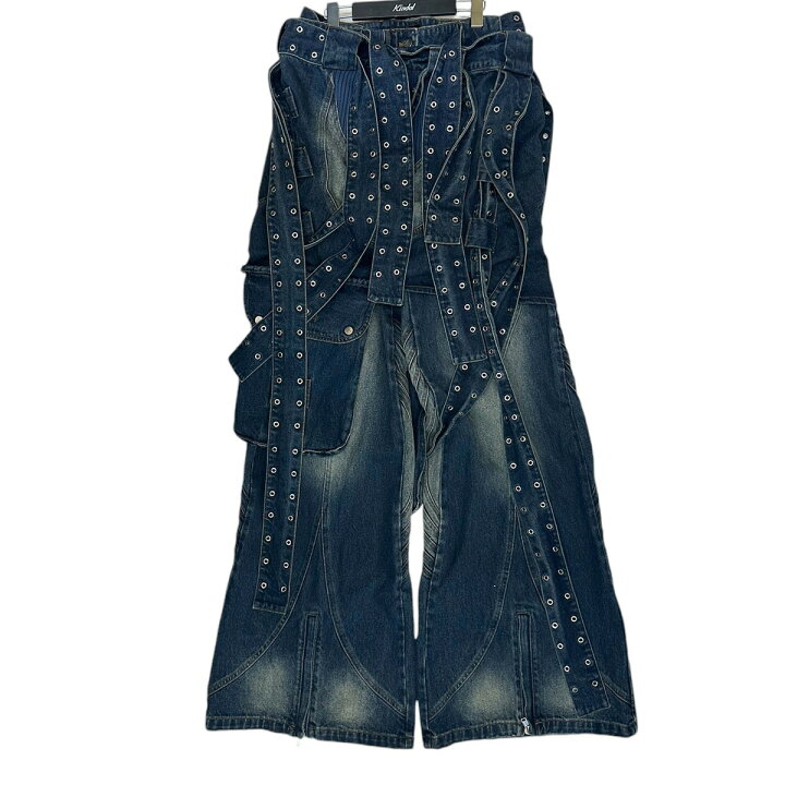 楽天市場】【中古】NO／FAITH STUDIOS DOUBLE BELT LAYER DENIMS  