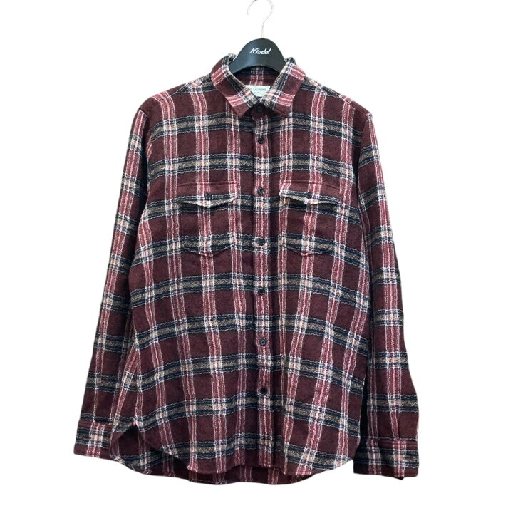 楽天市場】【中古】Saint Laurent Paris チェックシャツ 529373 バー 