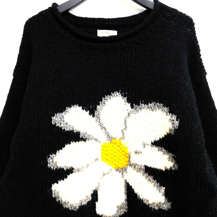 楽天市場】【中古】mcmachan woolen フラワーモチーフニット ブラック 