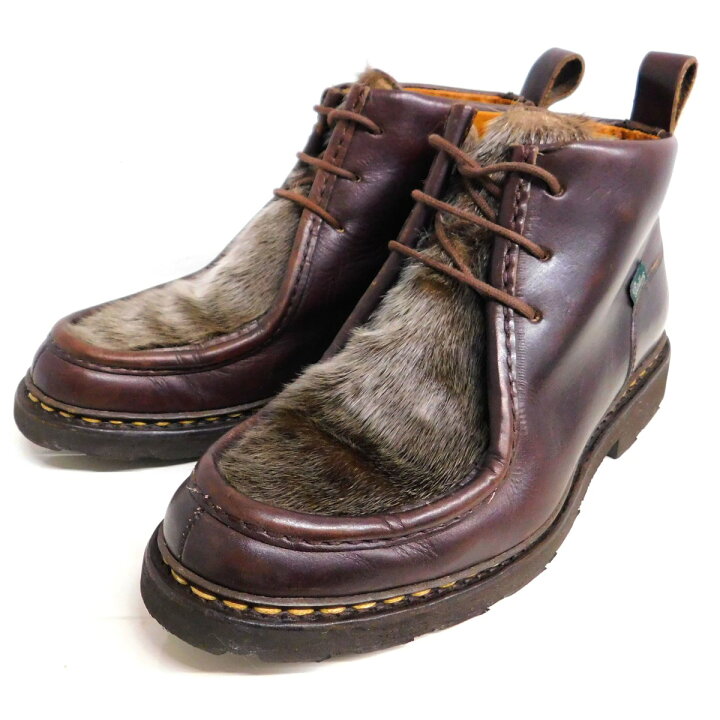 楽天市場】【中古】PARABOOT MUCY MARCHE 2 ブーツ ブラウン サイズ 