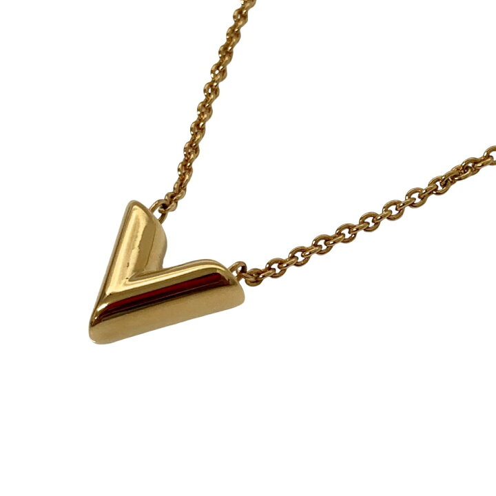 楽天市場】【中古】LOUIS VUITTONエッセンシャルV Vネックレス M00857  