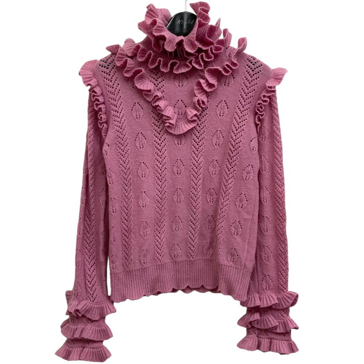 楽天市場】【中古】GUCCIフリルニット ピンク サイズ：M【価格見直し  