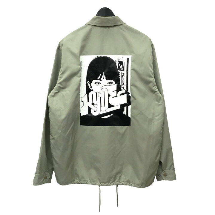 楽天市場】【中古】MANAGE DESTROY×KYNEプリント コーチジャケット  