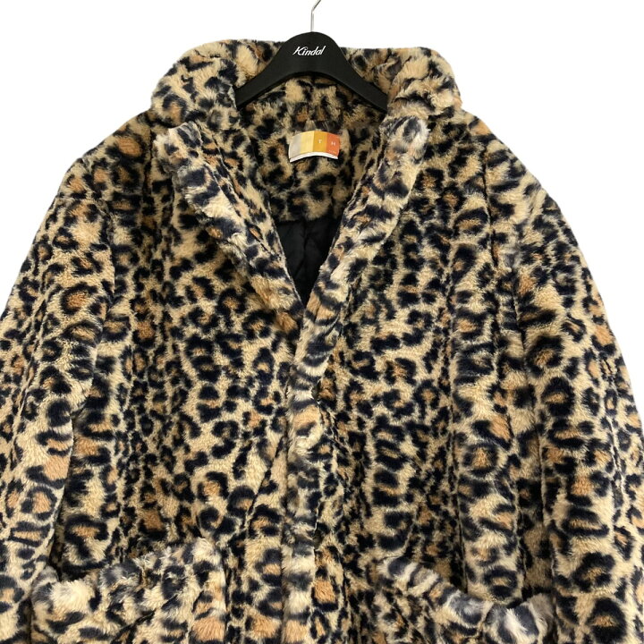楽天市場】【中古】KITH 22AW Faux Leopard Patten Overcoat 