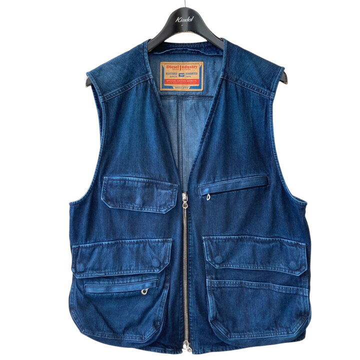 楽天市場】【中古】DIESEL D-SAMP DENIM VEST デニムベスト P01377  