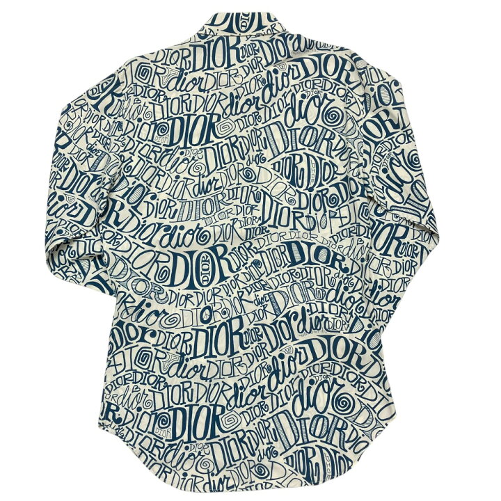楽天市場】【中古】DIOR×Shawn Stussy総柄シャツ 013C502A4935 