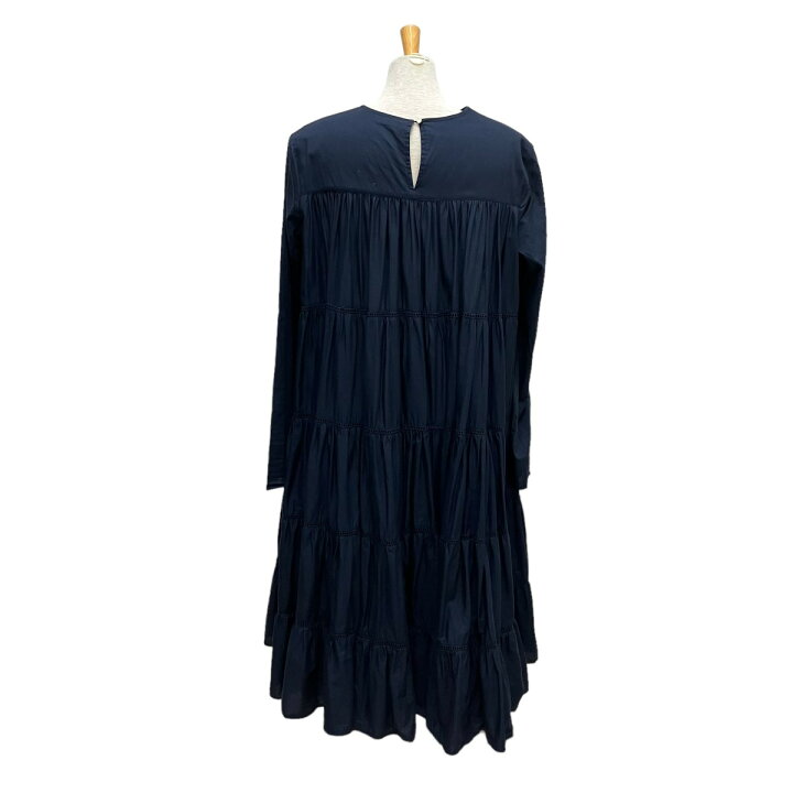 楽天市場】【中古】Merlette ティアードワンピース ネイビー サイズ：X  
