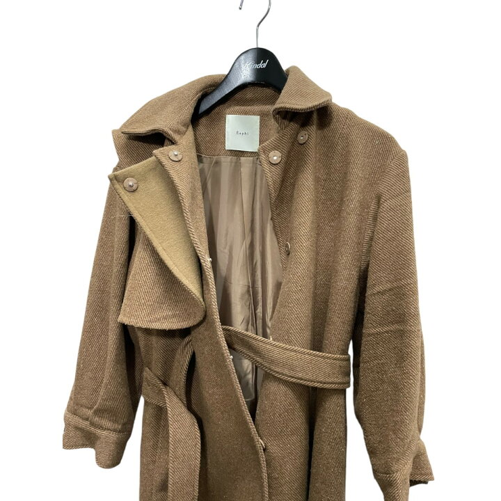 楽天市場】【中古】Eaphigunpatch waist mark long coat 90005-1200 