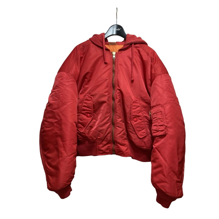楽天市場】【中古】VETEMENTS ボンバージャケット WF17JA10 レッド 