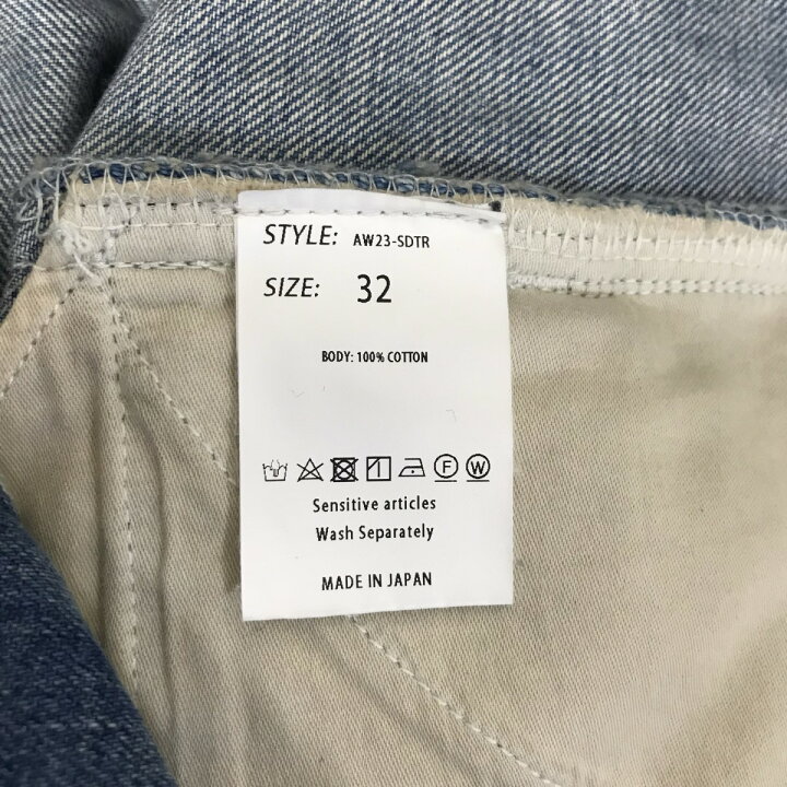 楽天市場】【中古】ENCOMING 23AW デニムパンツ AW23-SDTR インディゴ 