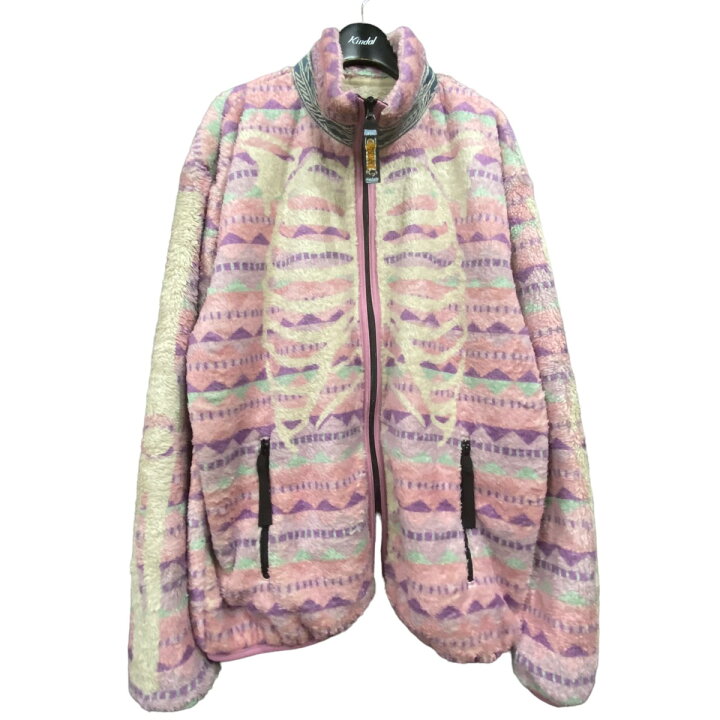 楽天市場】【中古】KAPITALボーンフリースジャケット ライトピンク 