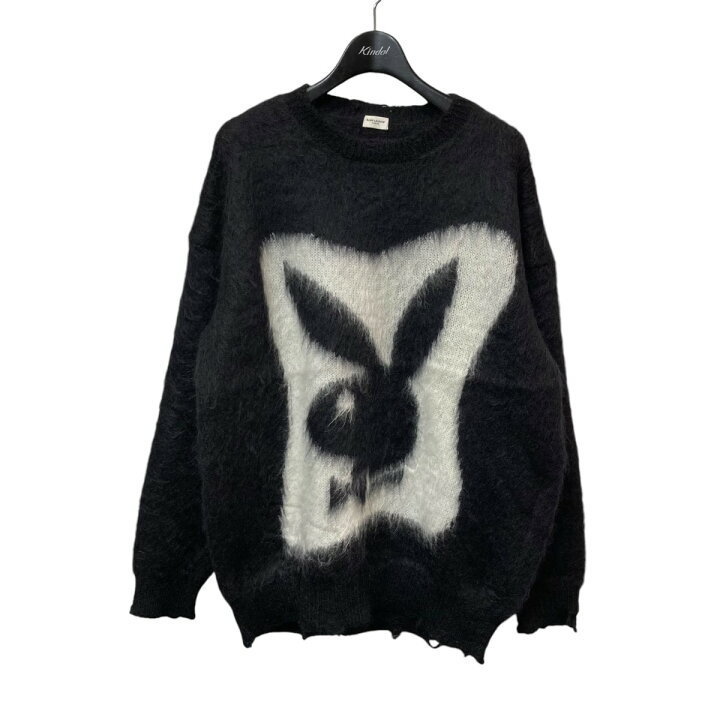 楽天市場】【中古】Saint Laurent Paris×PLAY BOY 22AW MOHAIR PLAYBOY 