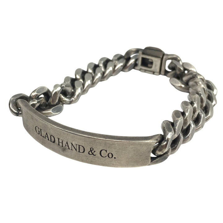 楽天市場】【中古】GLAD HANDロゴ チェーンリンク IDブレスレット 