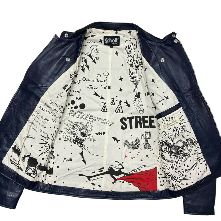 楽天市場】【中古】Schott×REMI RELIEF×Uncut Bound ライダース 