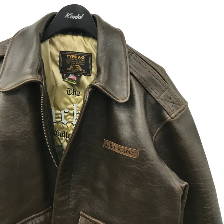 楽天市場】【中古】THE COCKPIT A-2 フライトジャケット レザー 