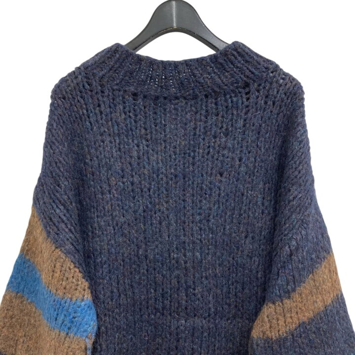 楽天市場】【中古】UNUSEDHand-Kniting Sweater ハンドニット ネイビー 