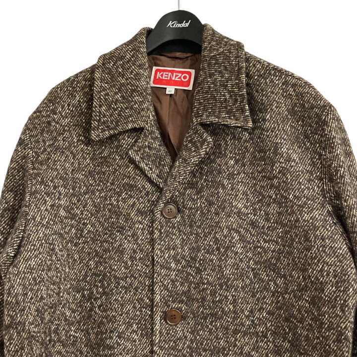 楽天市場】【中古】KENZO 23AW ウールツイードコート FC65MA0219OJ  