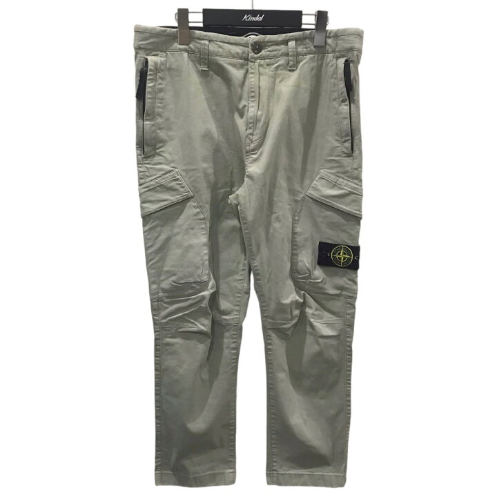 楽天市場】【中古】STONE ISLAND 19AW 加工ストレッチカーゴパンツ 