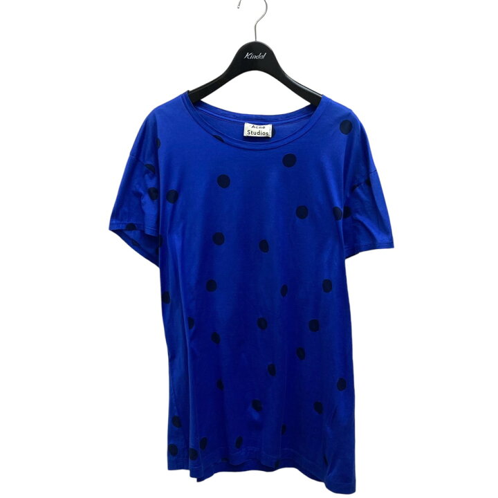 楽天市場】【中古】ACNE STUDIOS ドット 半袖シャツ ブルー サイズ：L 