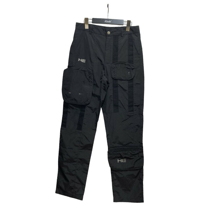 楽天市場】【中古】HELIOT EMILナイロンカーゴパンツ ブラック サイズ 