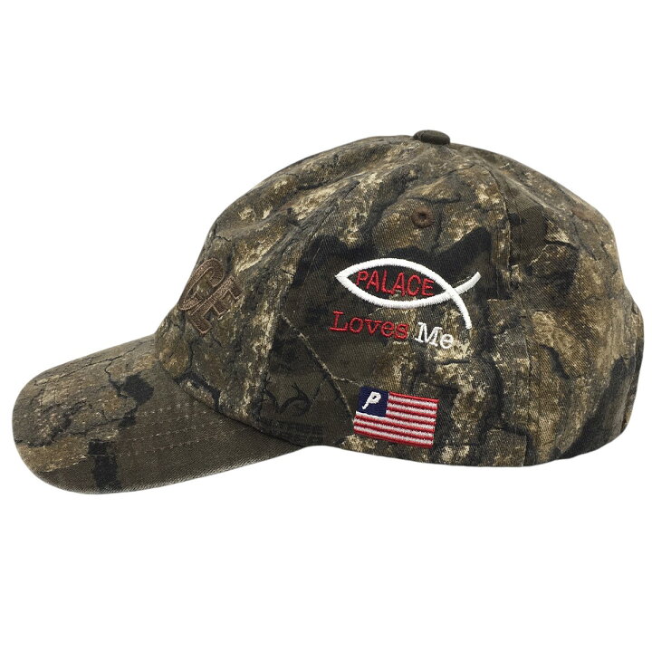 楽天市場】【中古】PALACE24SS Washed Realtree 6-Panel ロゴ リアル 