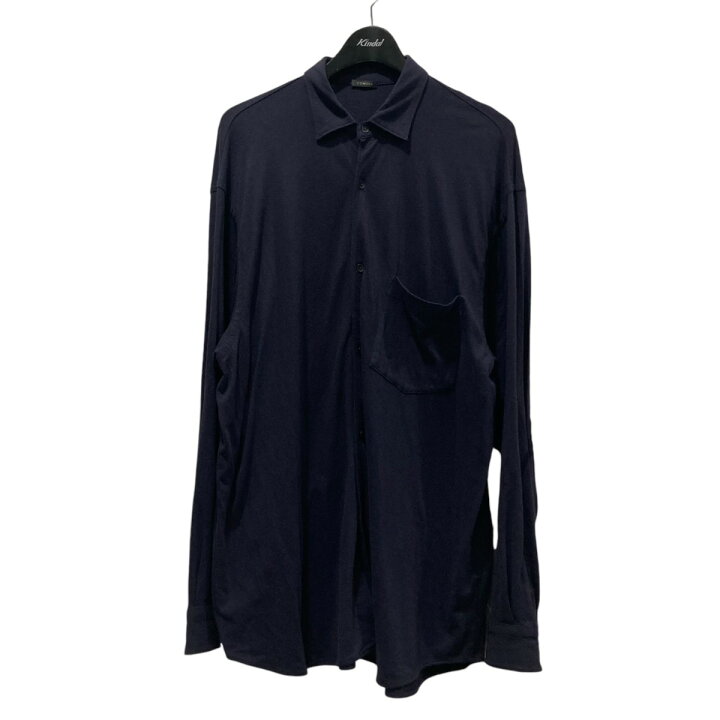 楽天市場】【中古】COMOLI 24SS コモリシャツ Z01-05015 ネイビー  