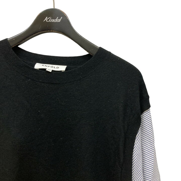 楽天市場】【中古】ENFOLD 22AW FAKE LAYERED PULLOVER ニットベスト 