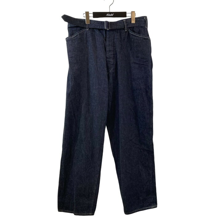 楽天市場】【中古】COMOLIデニムパンツ A03 03001 インディゴ サイズ 