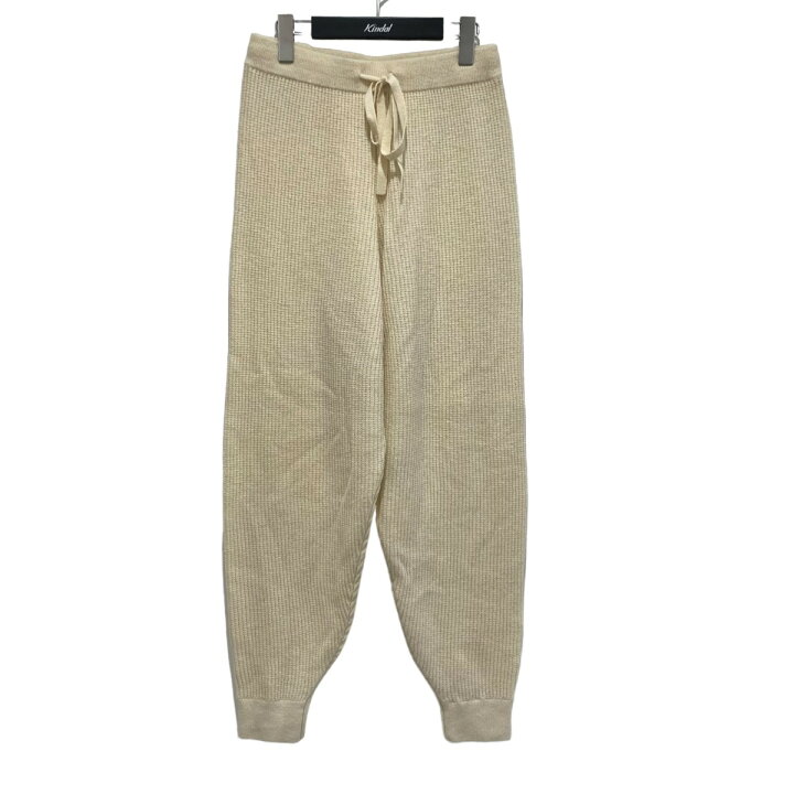 楽天市場】【中古】かぐれ ウールワッフルニットパンツ アイボリー  