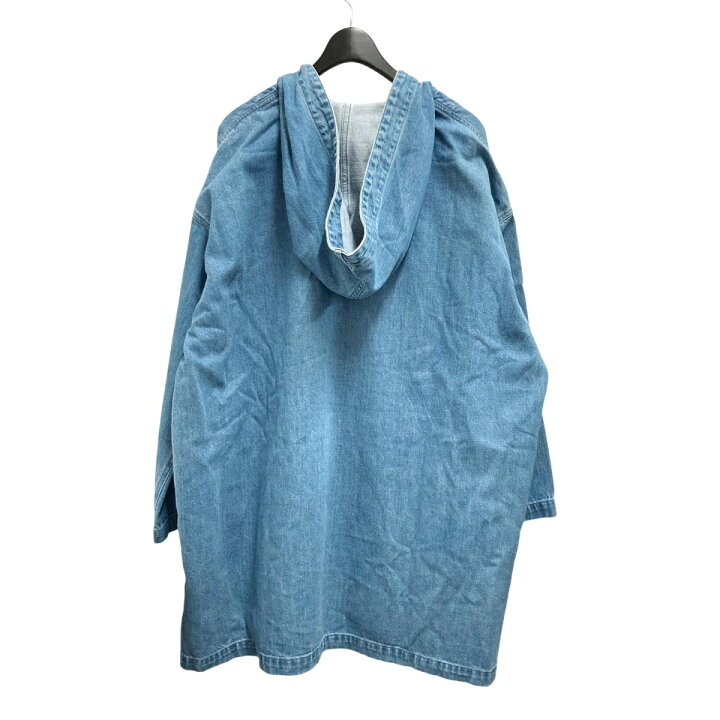 楽天市場】【中古】nest Robe デニムフードパーカーチュニック プル 