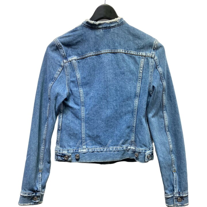 楽天市場】【中古】ACNE STUDIOS ノーカラーデニムジャケット 12G156 
