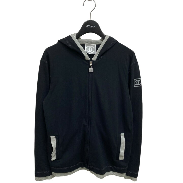 楽天市場】【中古】CHANELスポーツライン ジップパーカー P28393K00082 