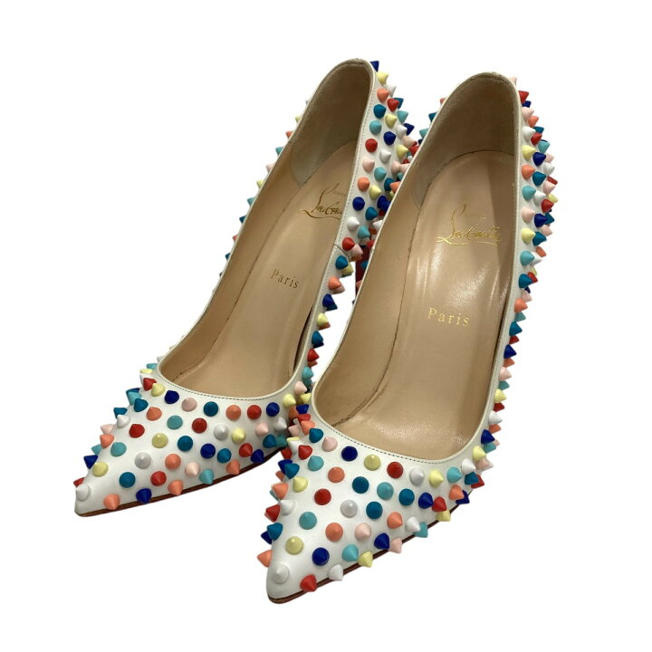 楽天市場】【中古】Christian Louboutinカラフルスタッズ ヒール 