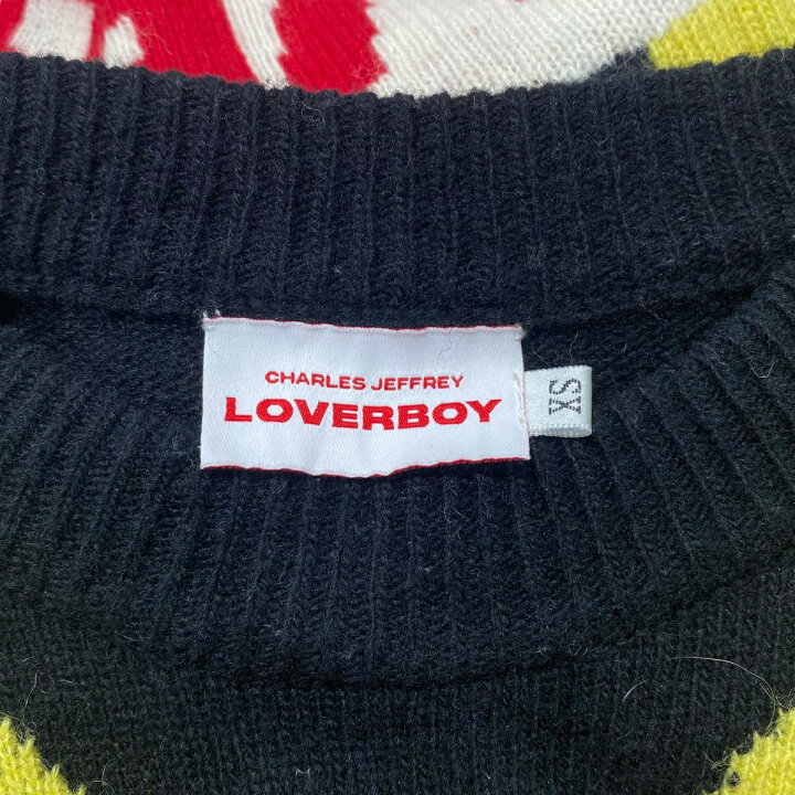 楽天市場】【中古】Charles Jeffrey Loverboy ロゴデザイン ニット 