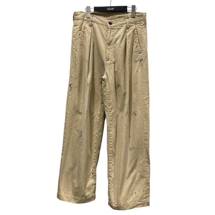 楽天市場】【中古】ANCELLM 23SS PAINT CHINO TROUSERS チノパンツ ANC 