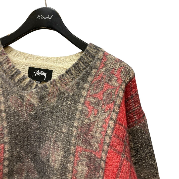 楽天市場】【中古】stussy MIXED PRINT ALPACA SWEATER プリント 