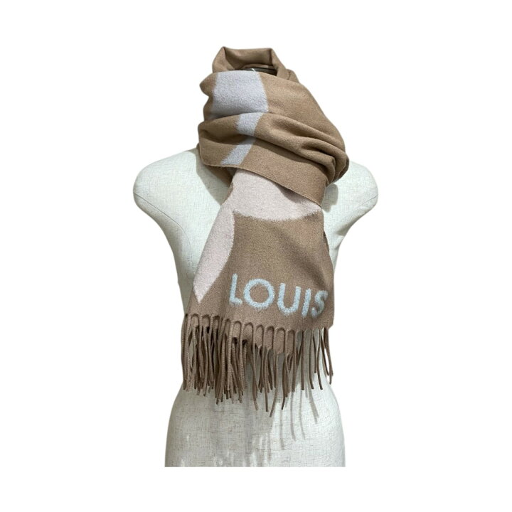 楽天市場】【中古】LOUIS VUITTON23AW カシミヤ混ウールマフラー 