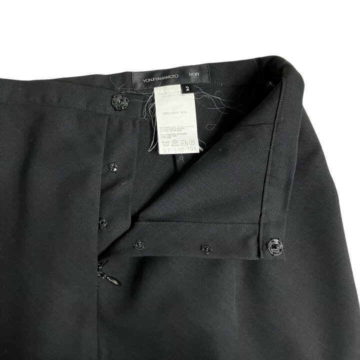 楽天市場】【中古】yohji yamamoto+Noir レイヤード スカート NX-S02 